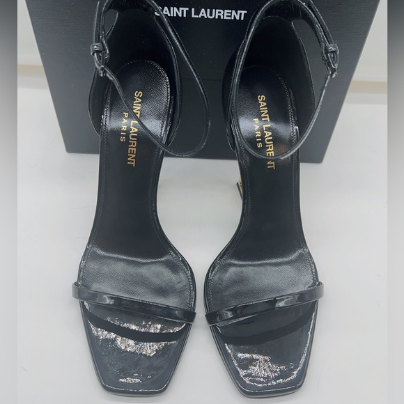 Saint Laurent Opyum Patent Leather Sandals - Picture 2 of 15